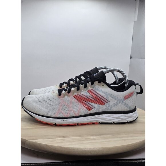 New Balance 1500v4 Womens Size 9.5 White Orange Athletic Running Shoes Sneakers - Picture 1 of 9